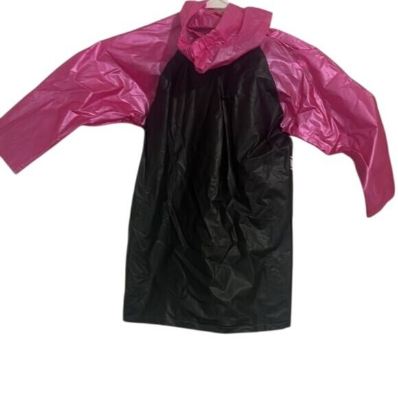 Disney Minnie Mouse Kids Medium Pink & Black Raincoat - Picture 5 of 5